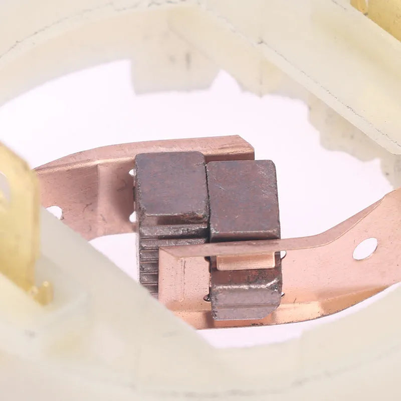 Metal and graphite carbon brush holder end cover for 895 875 887 DC motor repair.