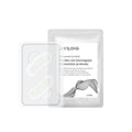 Single pair of micro needle eye mask patches for skincare application.
