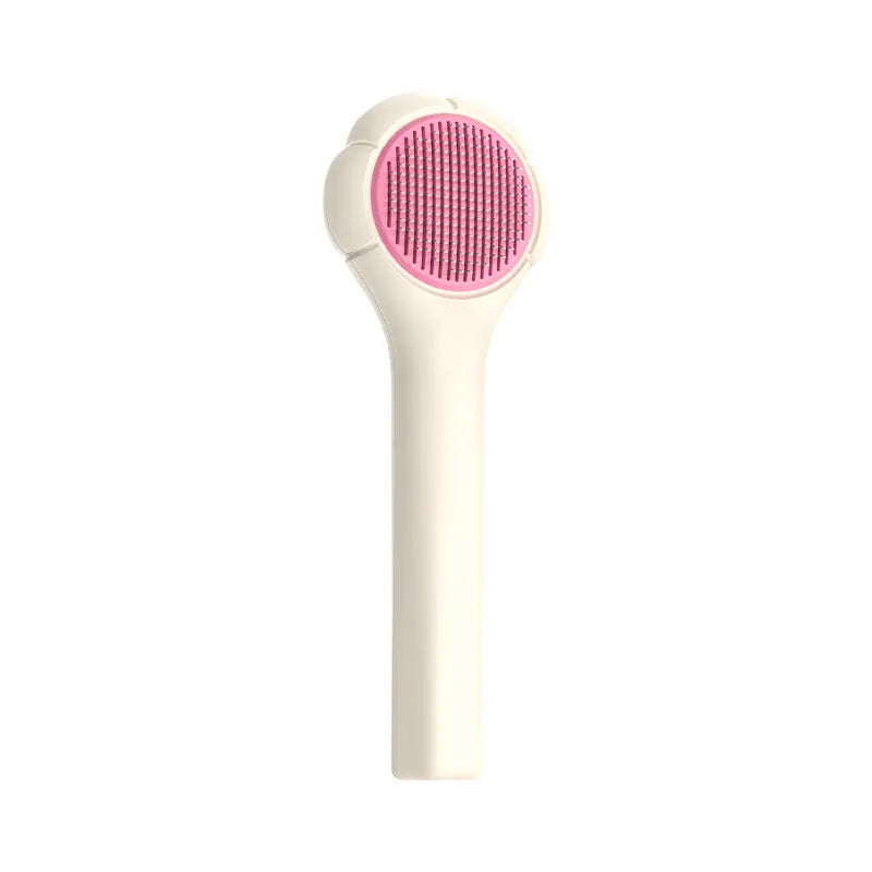 Floating needle comb for short-haired cats and dogs, 63g, in six colours including blue, green, pink, white and yellow.