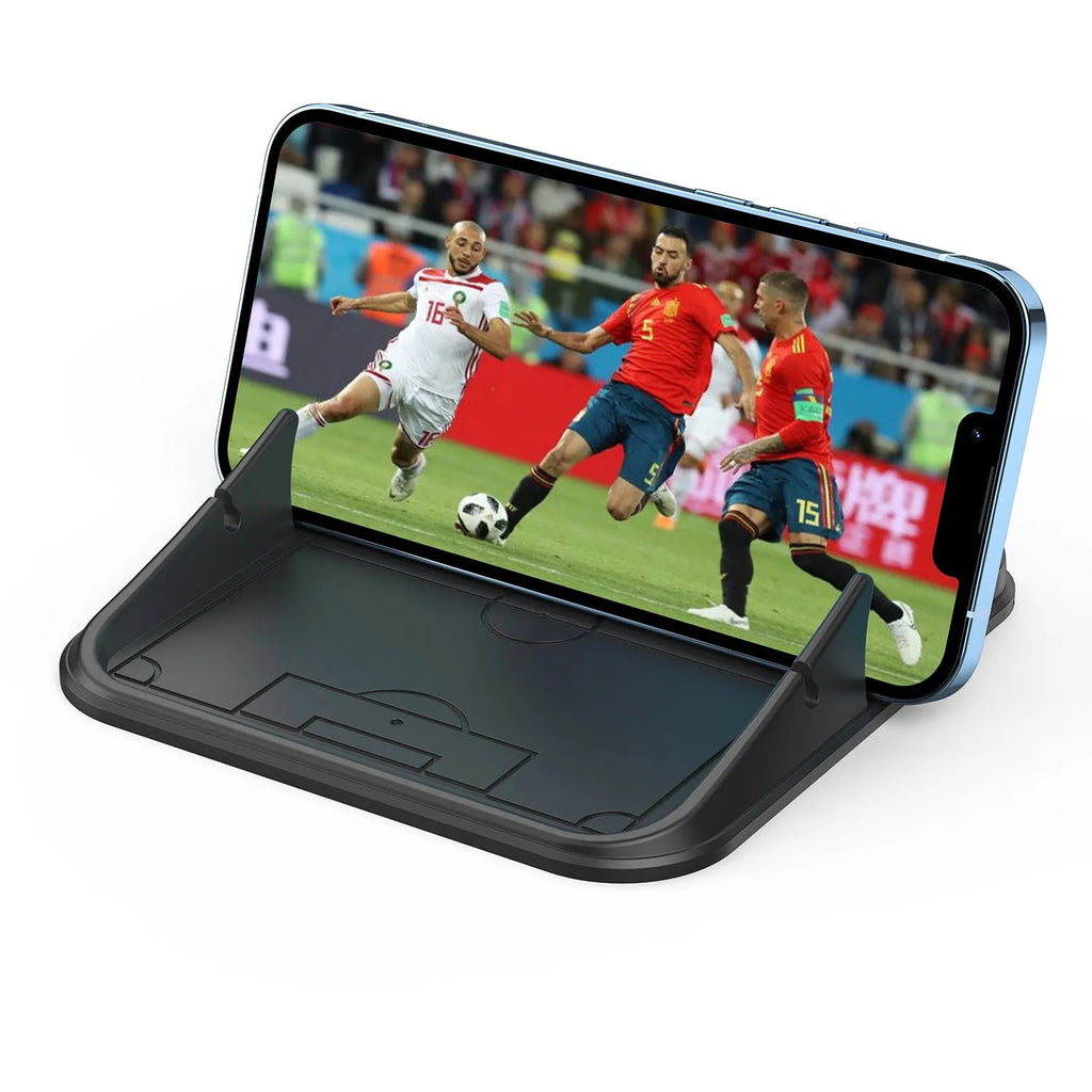 Silicone automobile phone holder with Peak-X5 silica gel pad for car and desktop use