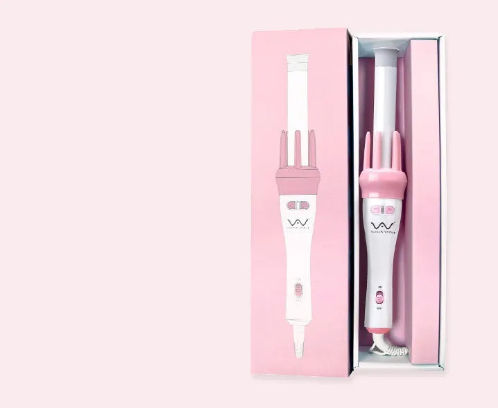 Rotating curling iron with tourmaline ceramic 21mm-30mm barrel for wet and dry hair styling
