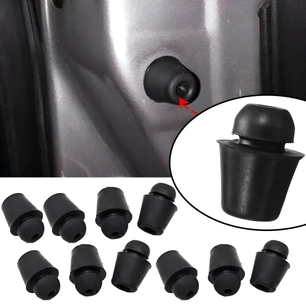 Ten X16 colour rubber automobile buckle clips for shock absorption on vehicle machine covers and trunks
