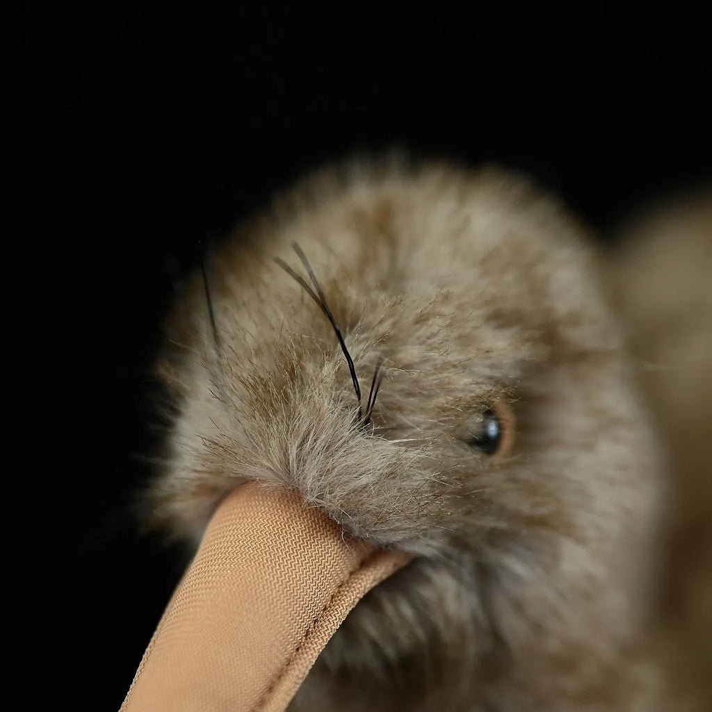 Kiwi plush toy, 25cm tall, chemical fibre, with iron wire frame, New Zealand bird design