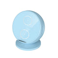 Black multifunctional Bluetooth speaker with integrated wireless phone charging pad on top.