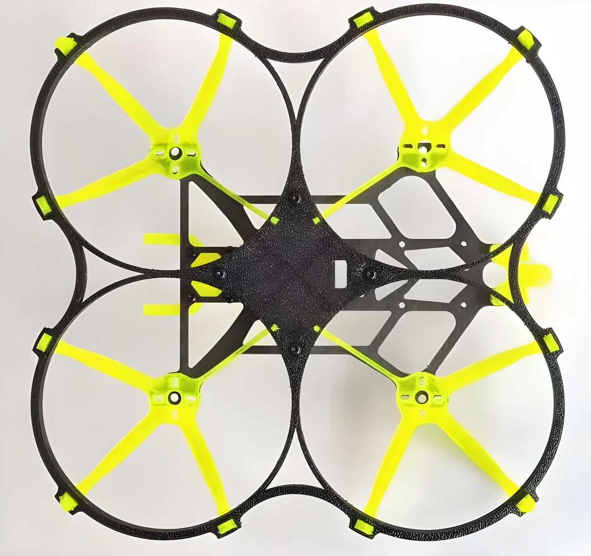Velociraptor 110mm 3-inch TPU frame rack with 2mm carbon base plate for FPV drone builds