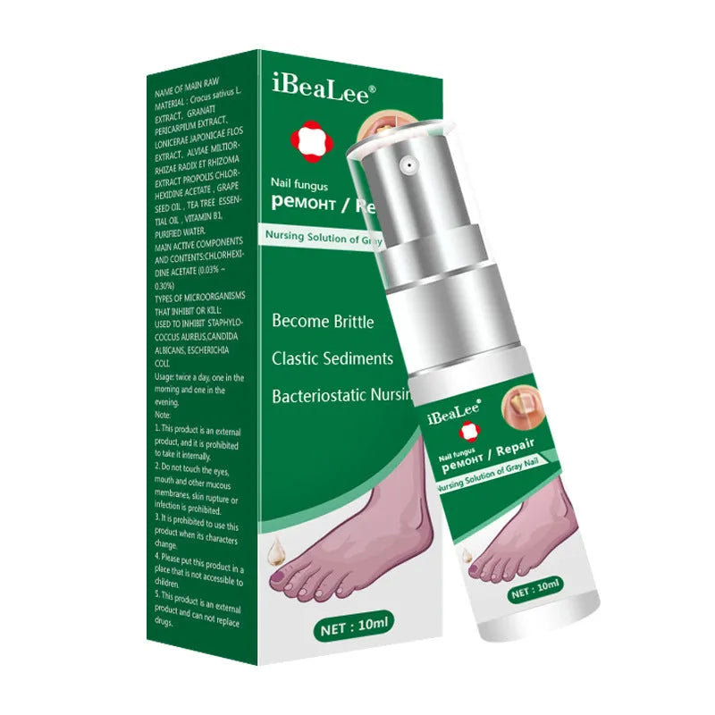 Jiagou 10ml whitening nail antimicrobial foot treatment liquid bottle