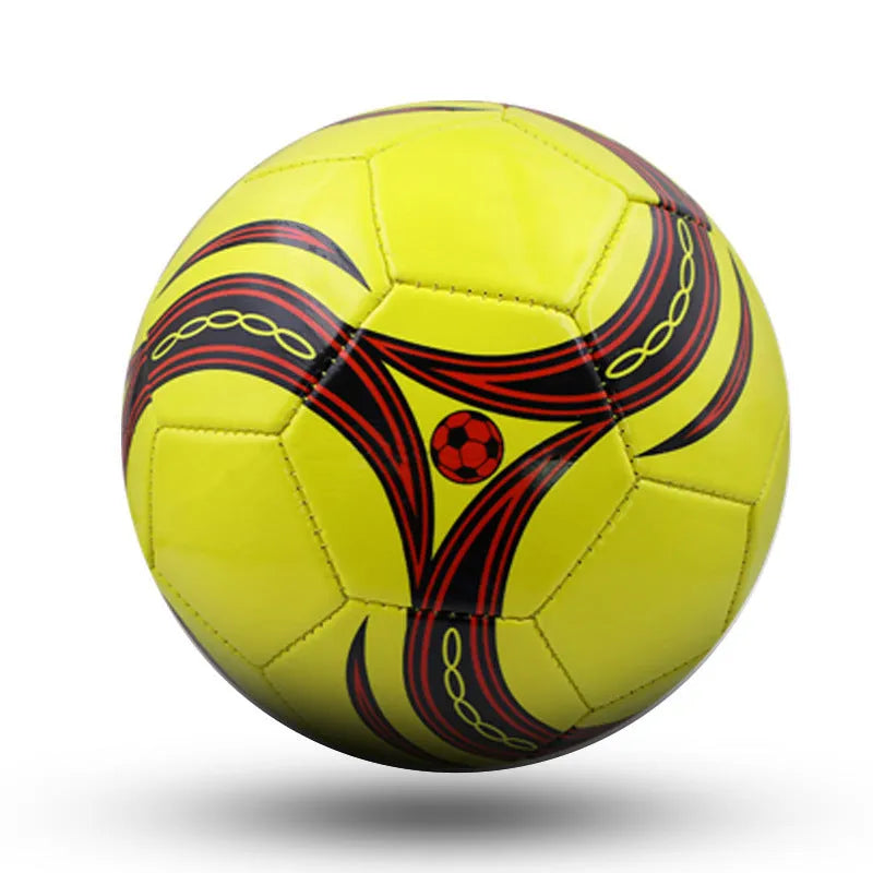 PVC football with machine-sewn seams in sizes 3, 4 and 5 for training and competition