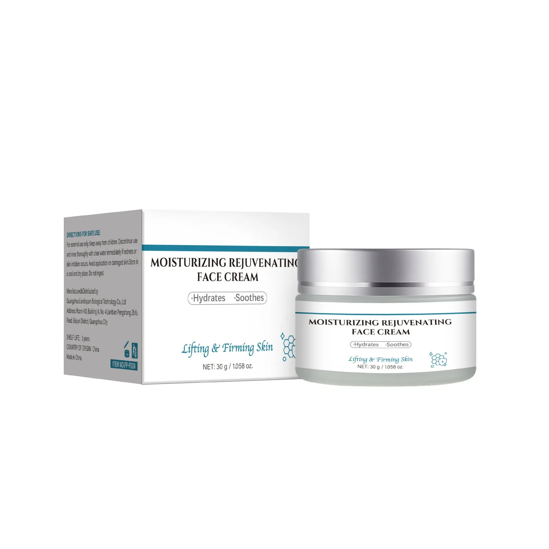 30g tube of anti-aging cream with hyaluronic acid and vitamin C, FP-F024 style