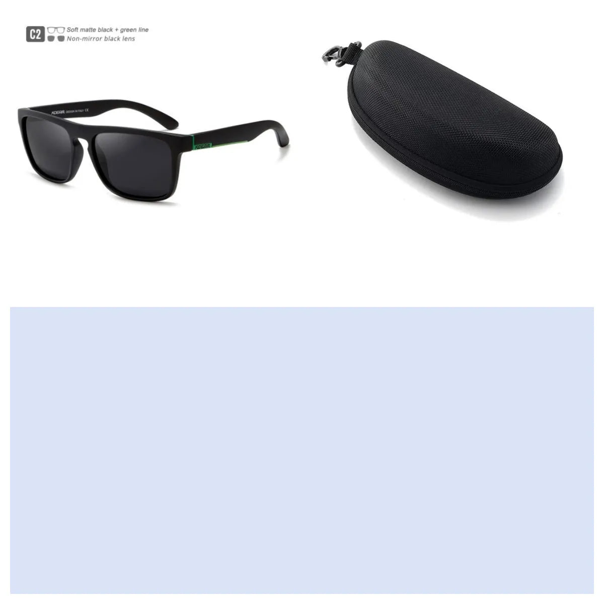 Men's polarized sports driving sunglasses with full frame, UV400 protection, and multiple colour options