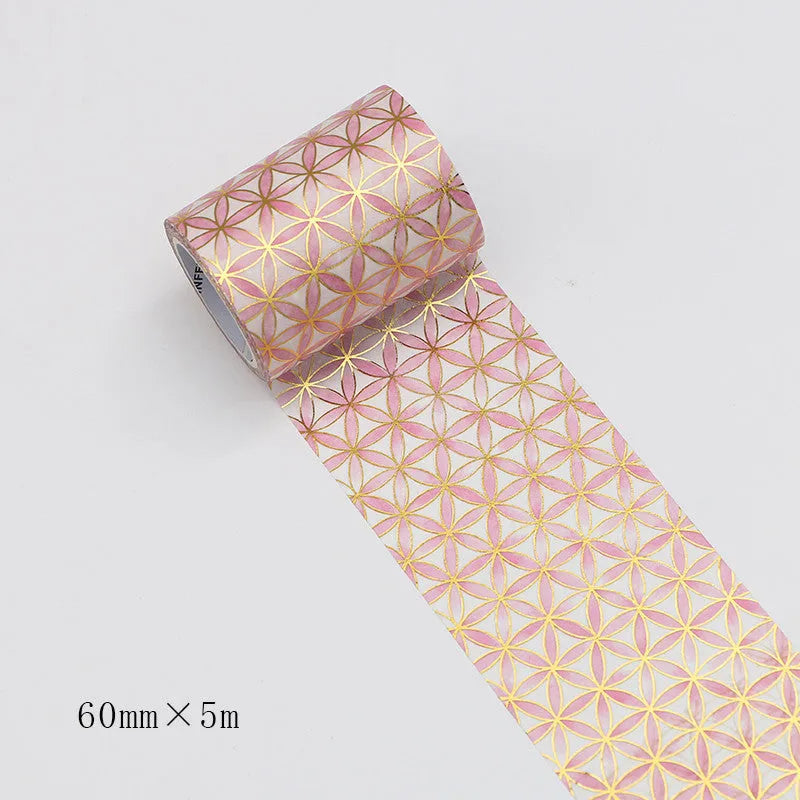 Alice in Wonderland themed bronzing decorative paper tape in multiple colour options
