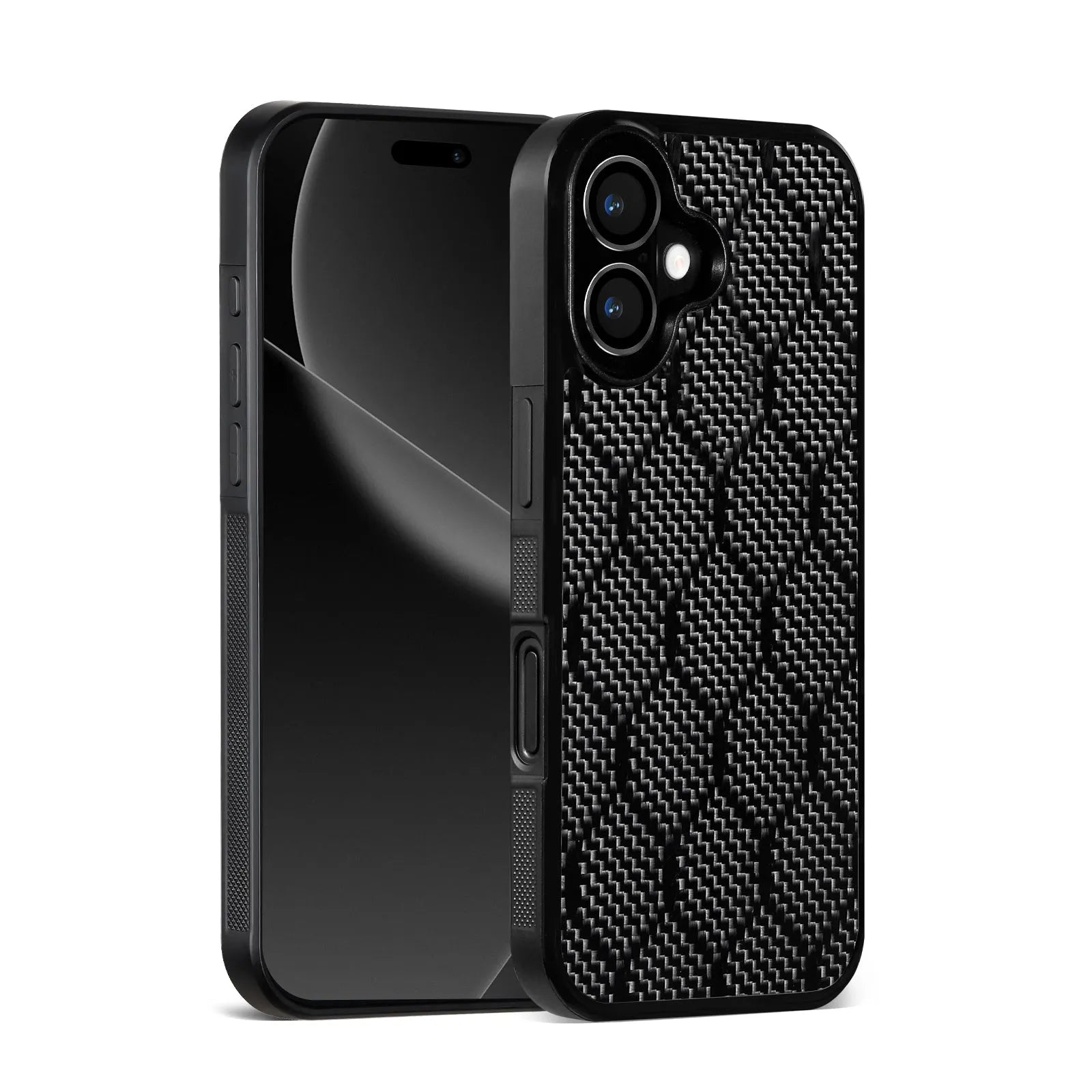 Honeycomb phone case for iPhone, showing textured back pattern, compatible with multiple models