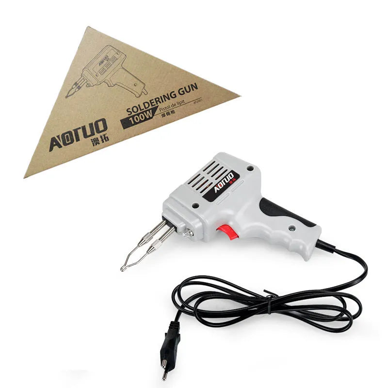 100W high power soldering gun with internal thermal iron head stored in toolbox set