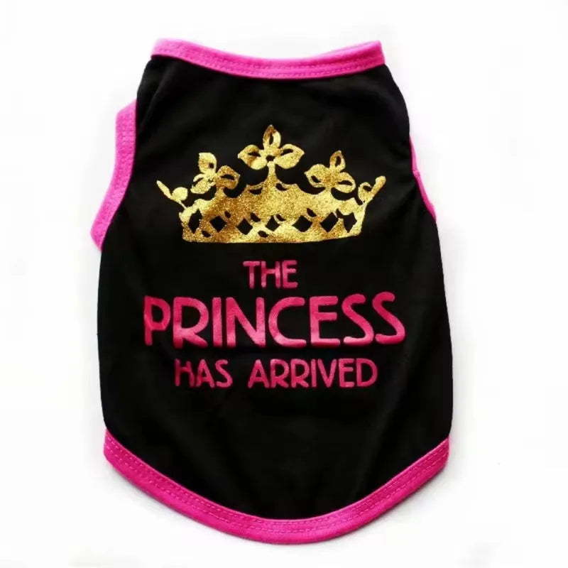 Cotton puppy vest for spring and summer wear in various colours and sizes