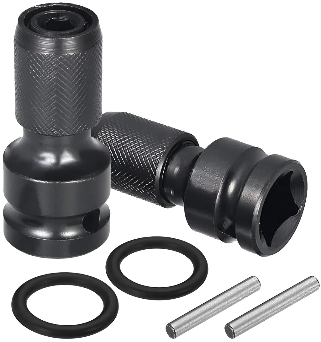 Scaling bit holder with telescopic sleeve for electric wrench, No. 45 steel construction