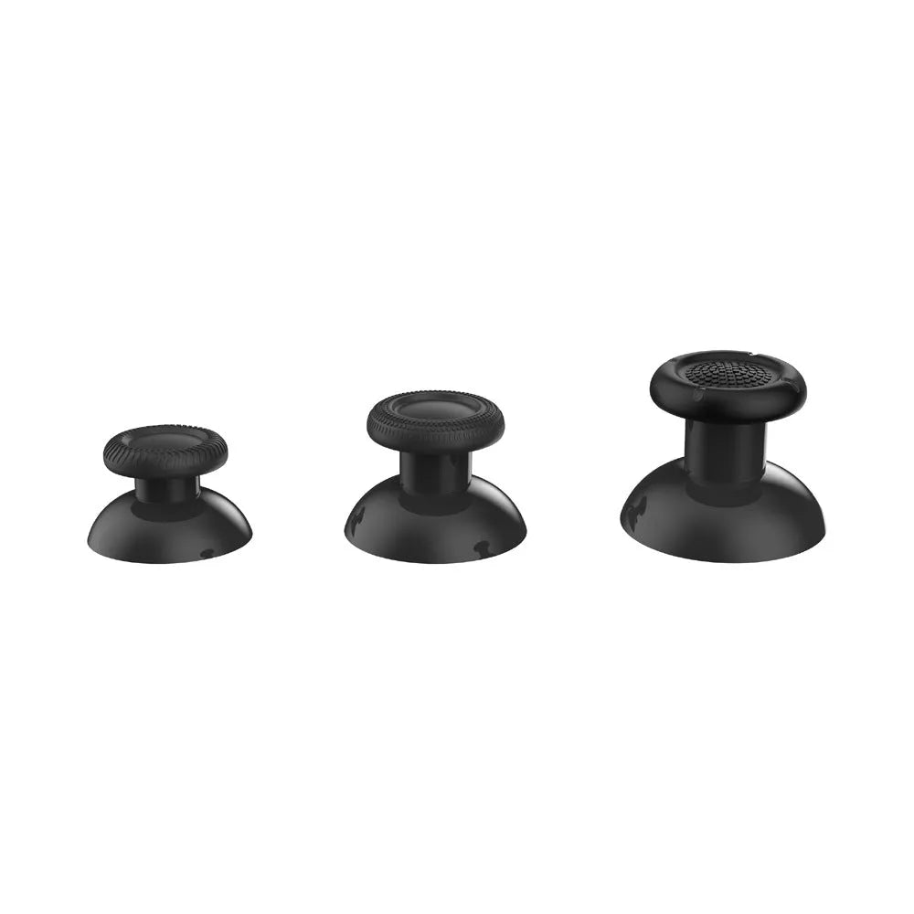 Set of eight black gamepad rocker caps for PS5 PS4 XSX Switch Xbox controllers