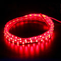12V LED strip light for car decoration, soft flexible colour lamp in blue or red, 90cm to 150cm