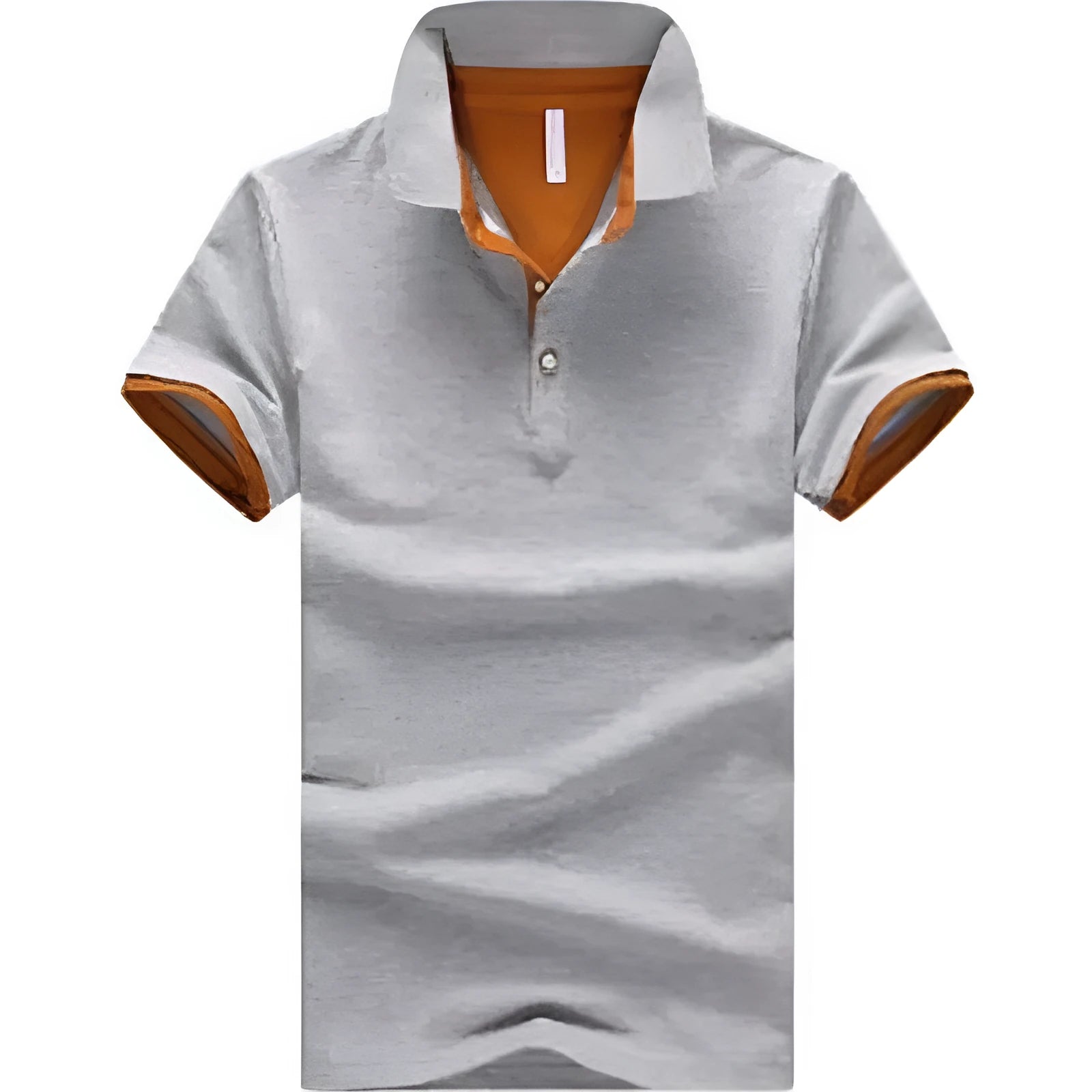 Men's casual fashion stand collar polo shirt in 100% cotton short sleeve design available in multiple colours