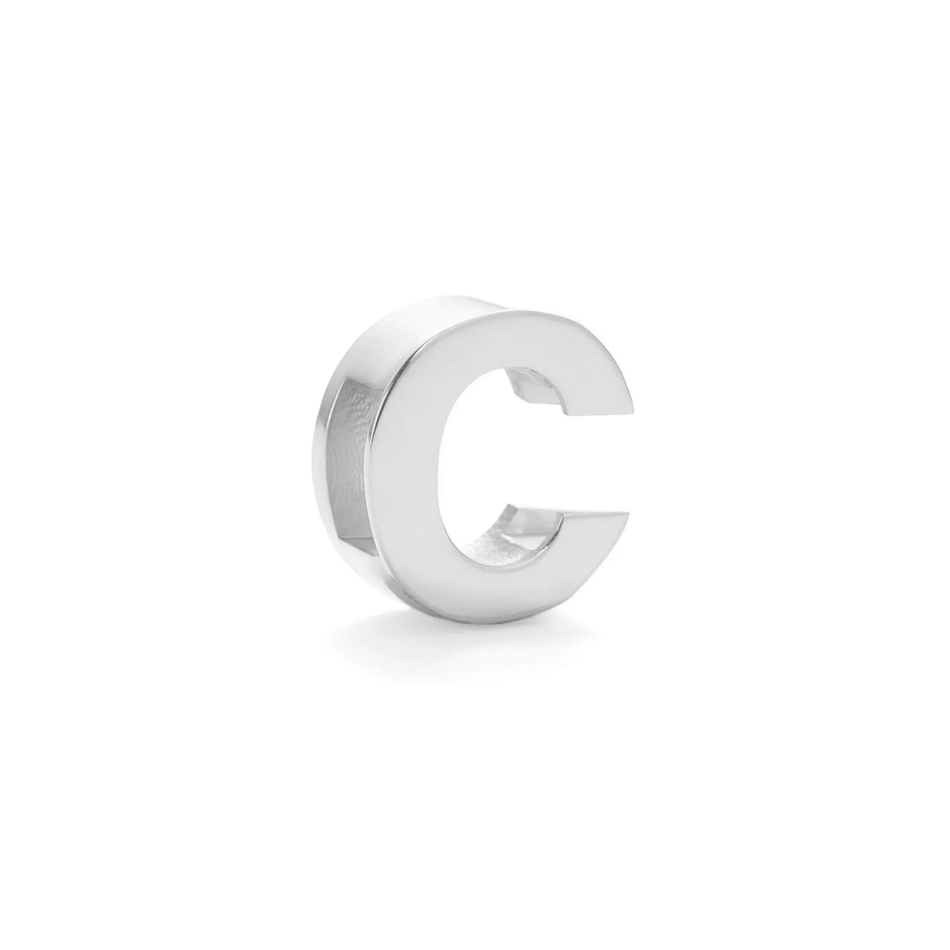 Gold electroplated titanium steel necklace with letter pendant on matching chain