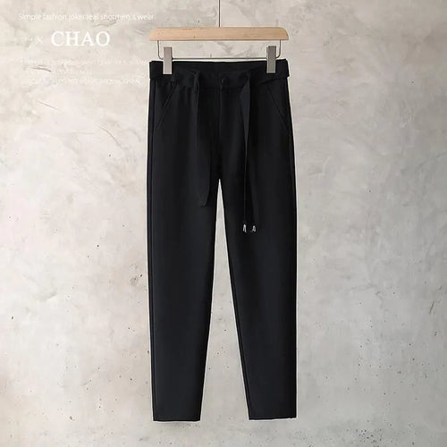 Boys tapered slim straight wool trousers in business casual style with straight leg opening