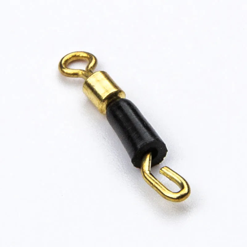 Wire clip fishing swivel pin with silicone opening in three sizes: 13mm, 15mm, and 16mm.