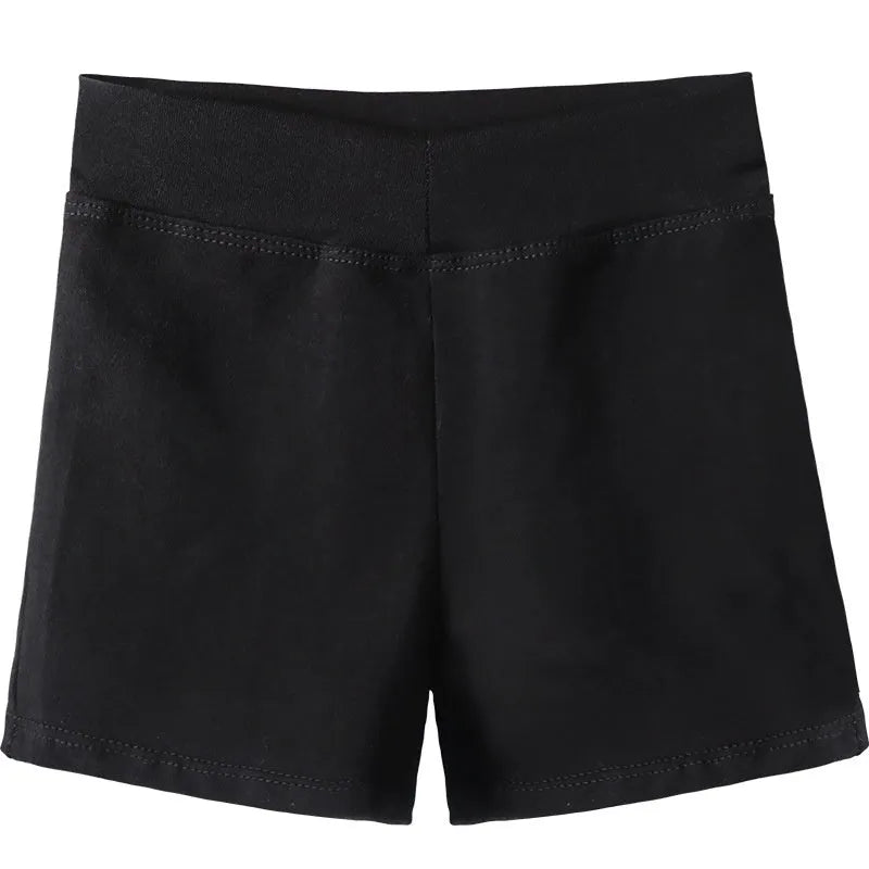 Black cotton women's dance practice pants for ballet and fitness.