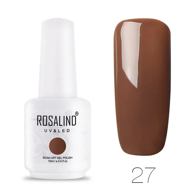 ROSALIND 15ml gel colour phototherapy glue bottle in selected hotting colour shade