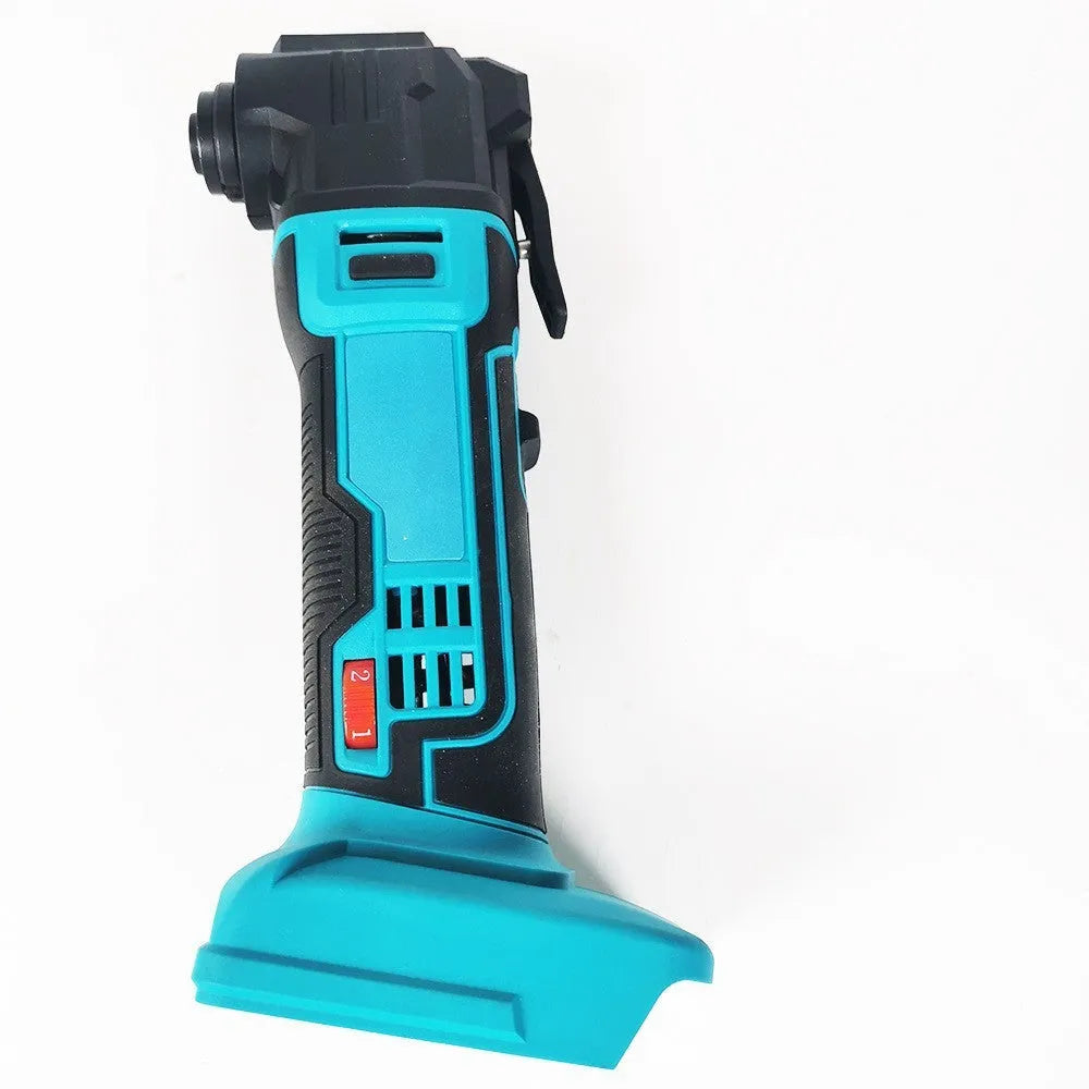 Rechargeable lithium battery garden trimmer with metal construction and plastic accessory box