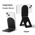 Live Selfie leather mobile phone holder in Dream Purple, Knight Black, or Mist Gray for universal fit