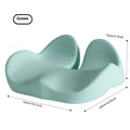 Memory foam office chair cushion in solid colour option on chair