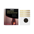 Pack of 8 men's herbal prostate patches featuring wormwood and ginseng ingredients.