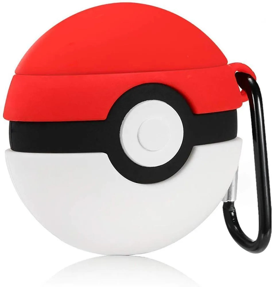 Cartoon silicone protective flip-case for AirPods 2 earphones in various animal and fruit designs