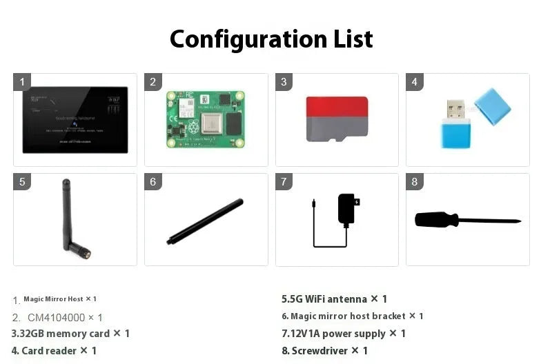 13.3-inch integrated computer voice assistant with touch display and CM4 board in ABS housing