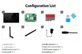 13.3-inch integrated computer voice assistant with touch display and CM4 board in ABS housing