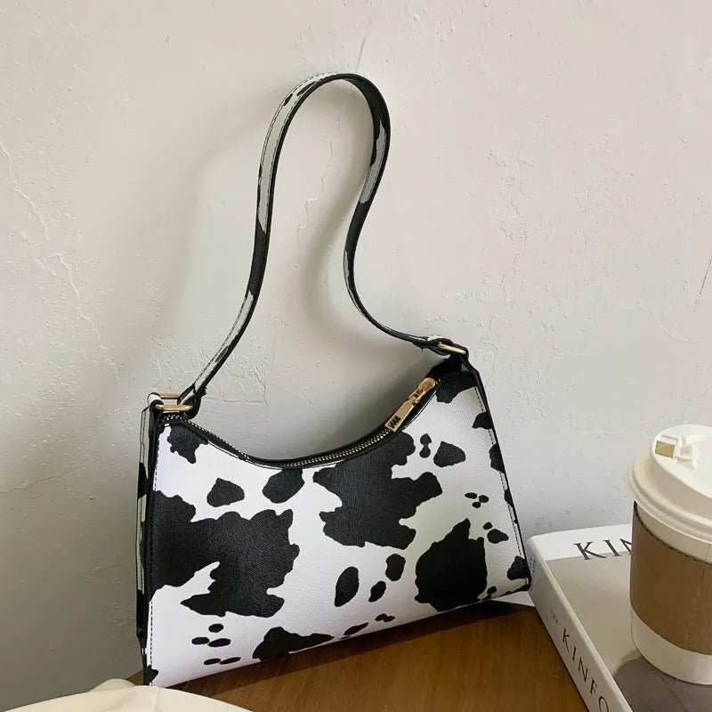 Small square Korean-style underarm bag in PU material with multiple colour options