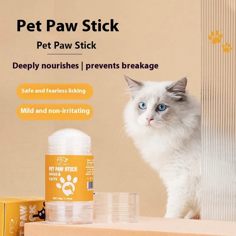 40g pet claw care stick for cats and dogs, stick format for dry cracked claw care
