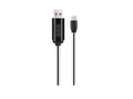 Intelligent timing fast charging data cable 1m length red white Micro USB 8Pin Type-C