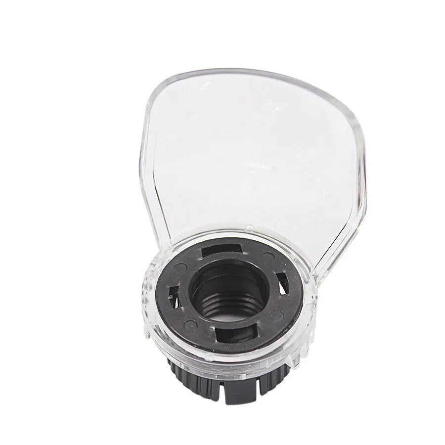 Clear plastic protective cover for Delta angle grinder with 17.5-19mm thread port