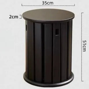 Iron stackable round dining stool in modern design with multiple colour options