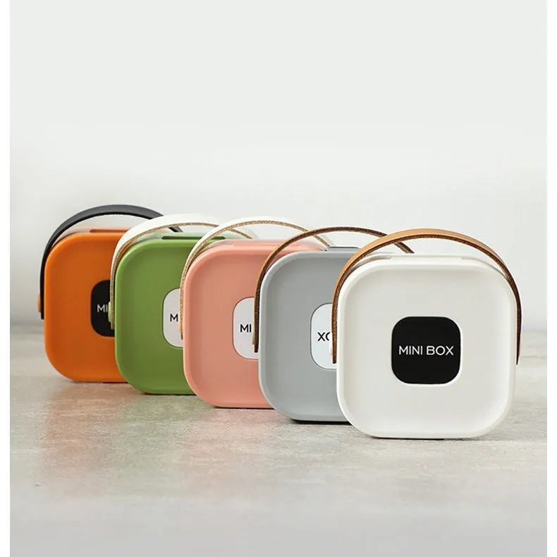 Medium polypropylene cable storage organiser box in five colour options