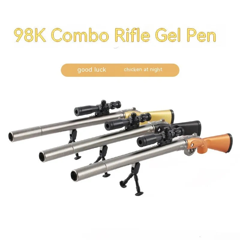 Marvel Eating Chicken 98K sniper rifle creative modelling gel pen with 0.5mm tip