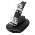 Black dual charging stand for Xbox One and Xbox One S controllers with USB connection, 150 x 110 x 155mm