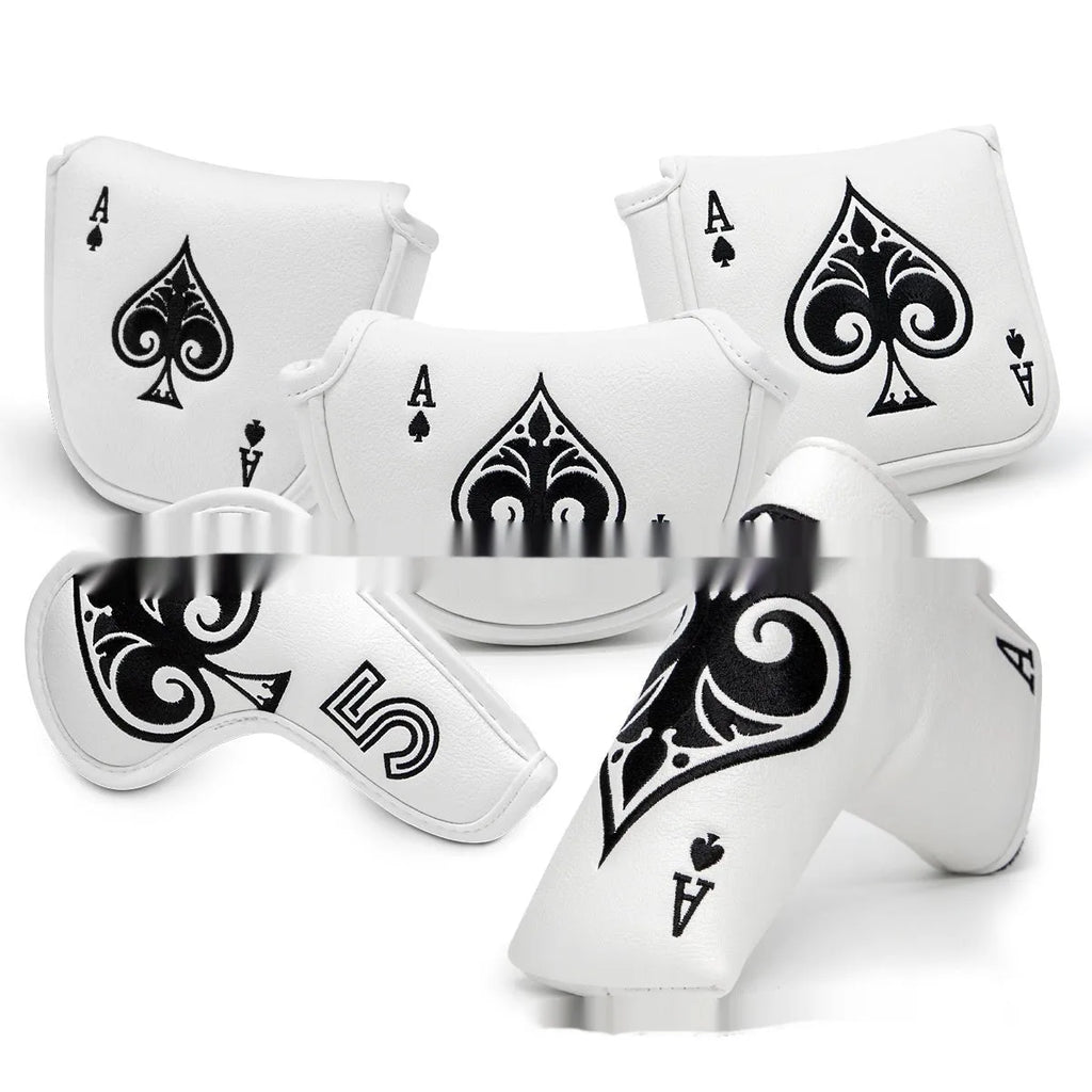 PU golf putter sleeve for grip protection in three colour options