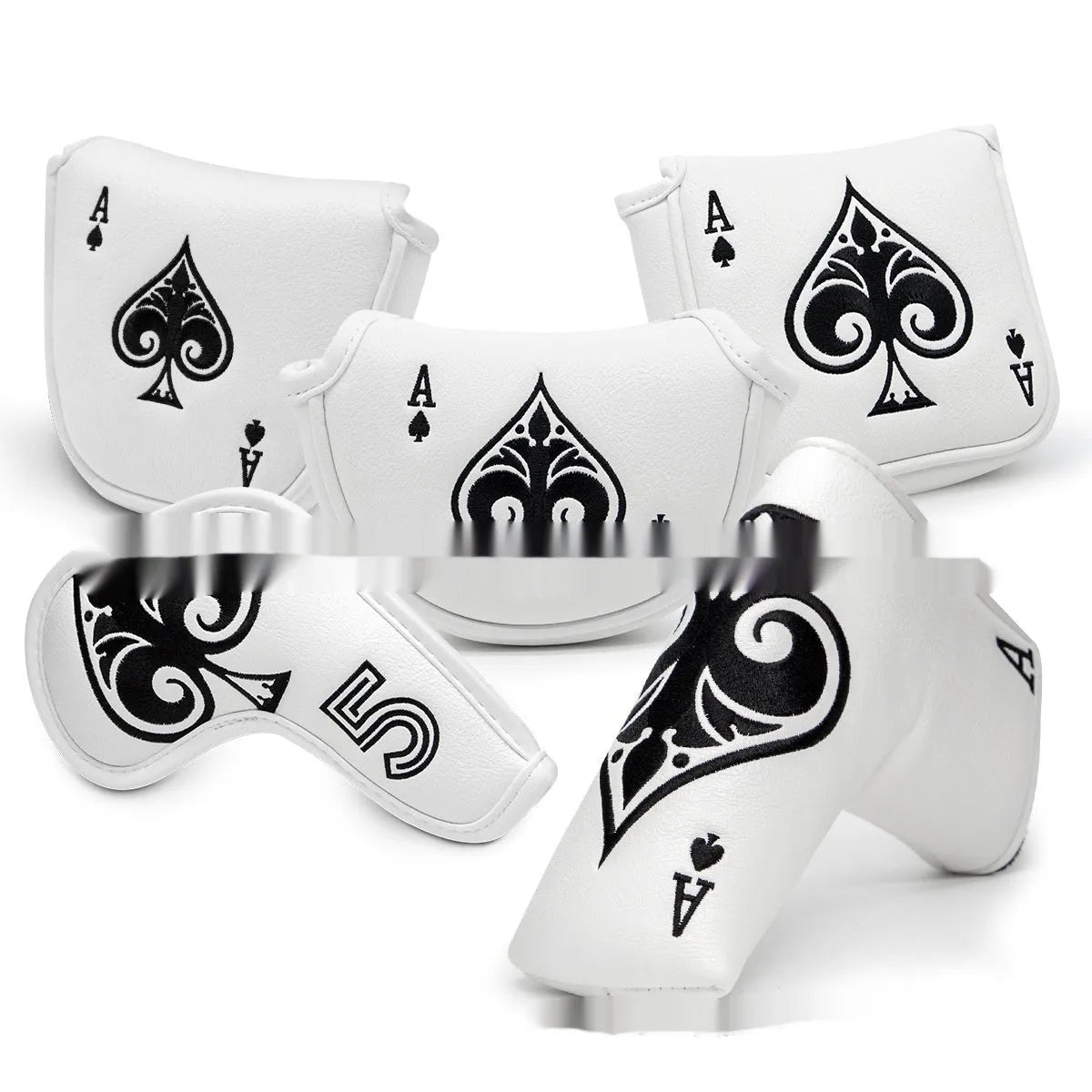 PU golf putter sleeve for grip protection in three colour options