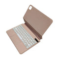 Magnetic suction wireless keyboard and protective sleeve for iPad Pro, shown in blue colour.