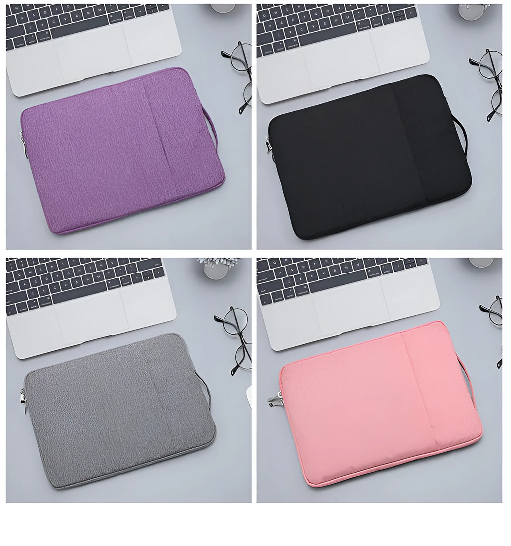 Oxford cloth laptop storage bag with zipper closure, available in multiple sizes and colours