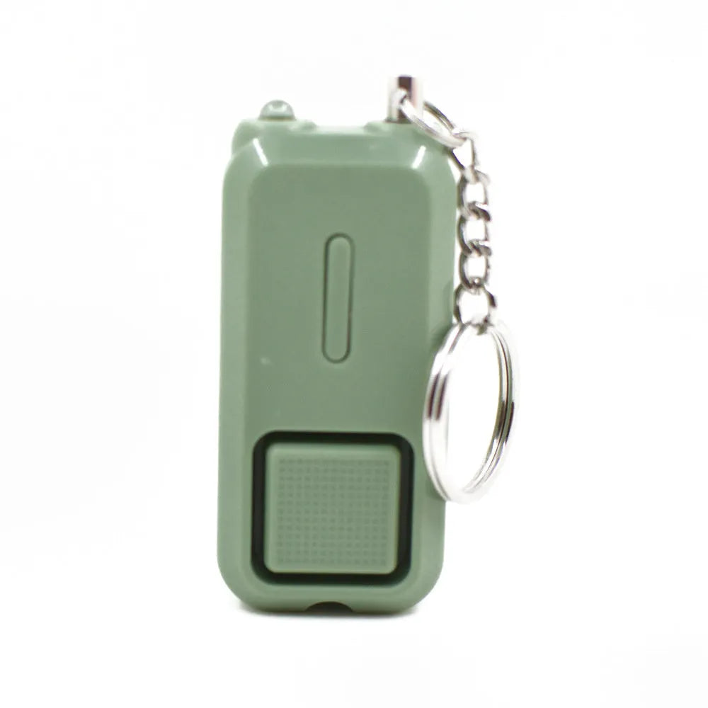 Personal safety alarm keychain in five colours with 130dB loud alert and compact design