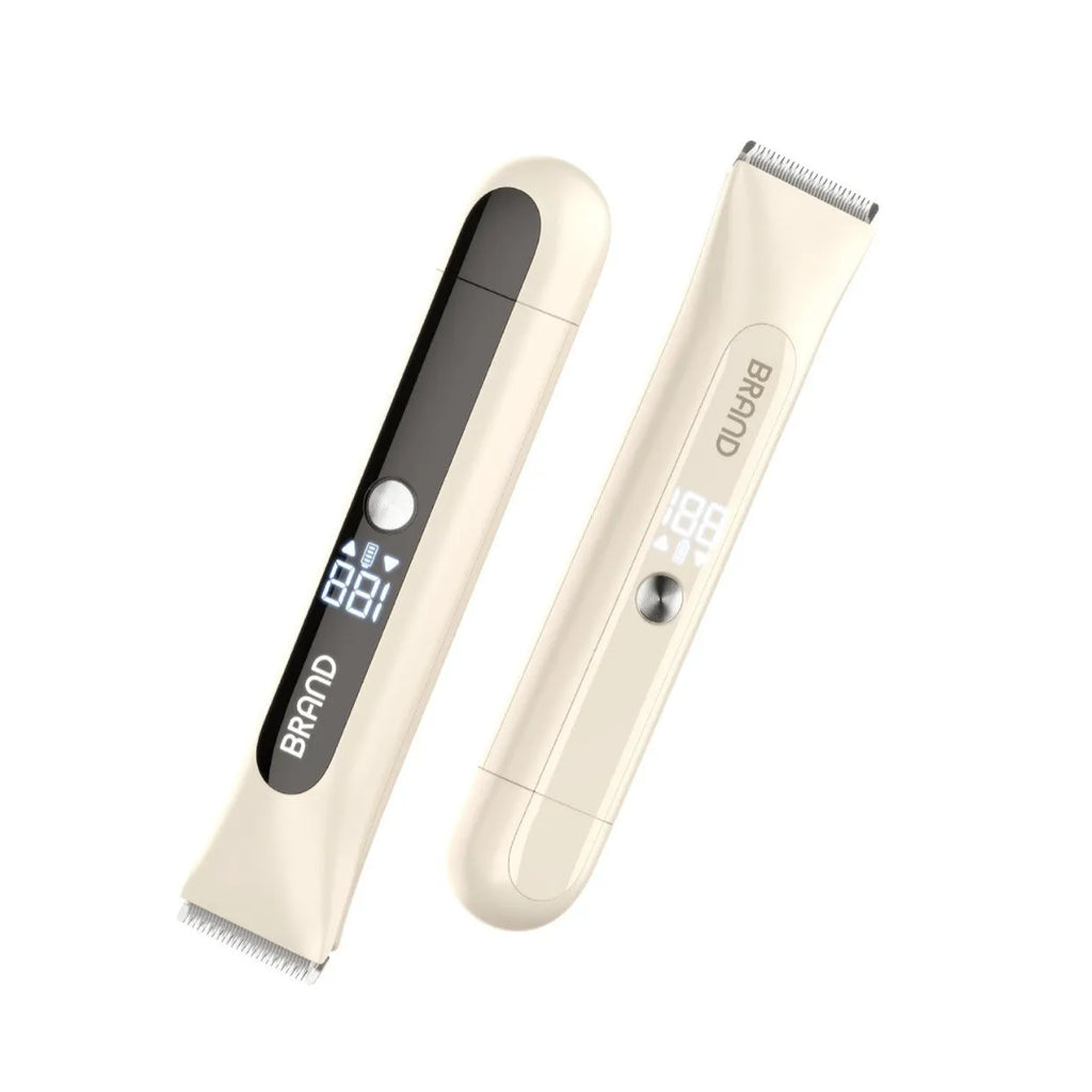 Women's dual motor USB rechargeable electric shaver for whole body hair removal, fully washable, removable cutter head