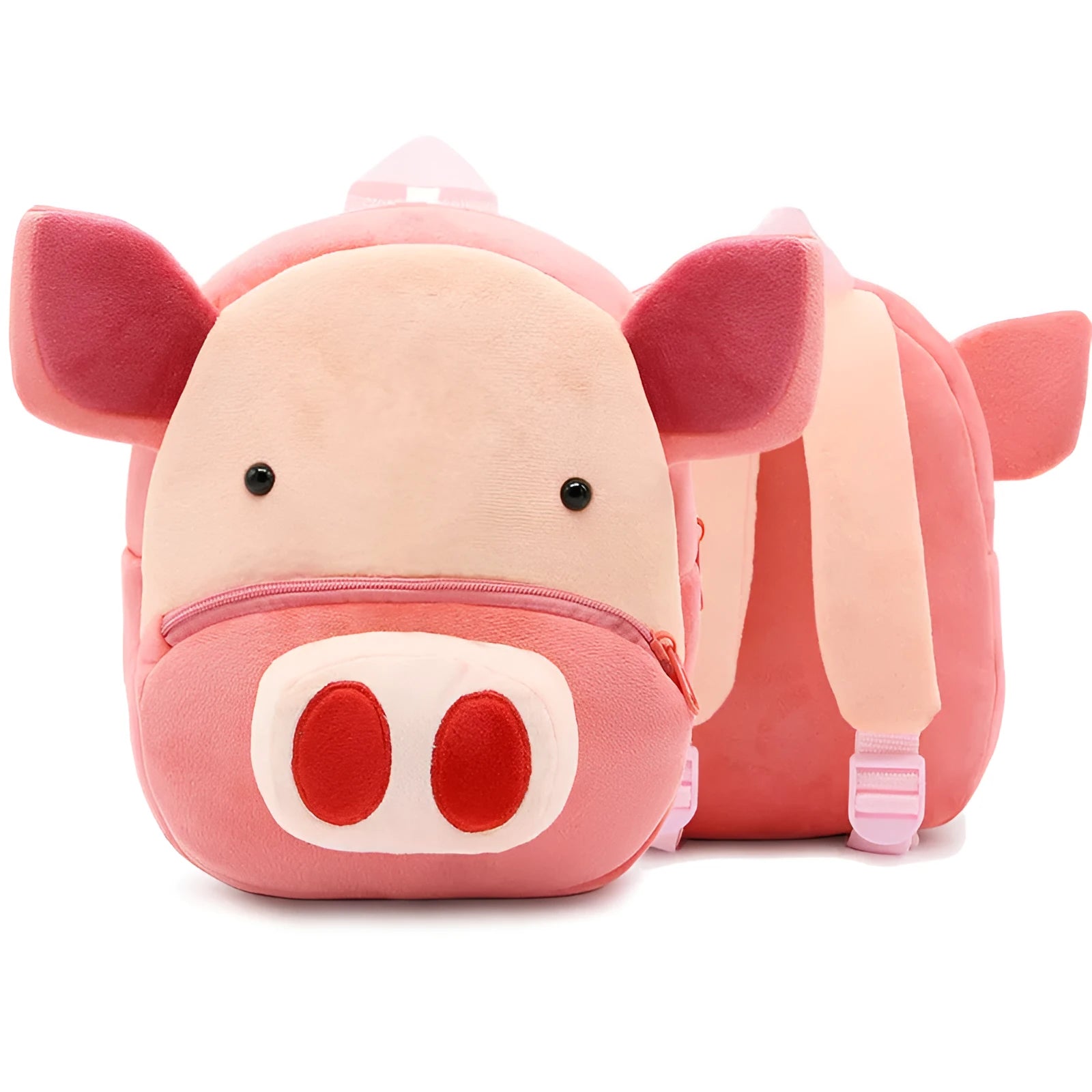 Plush children's backpack in animal design with dimensions 26x24x10cm