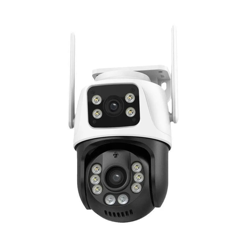 Outdoor dual screen wireless monitor with 3MP binocular camera system and British standard plug