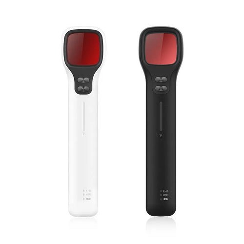 Anti-theft anti-surveillance detector in black, 130x31x13mm, with USB port for charging